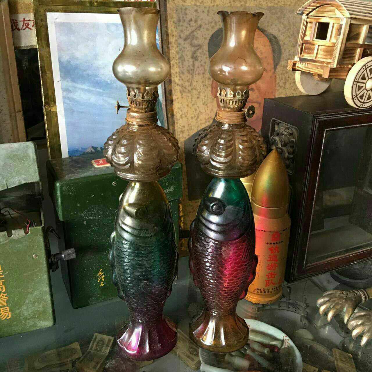 Special price vintage kerosene lamp Vintage kerosene lamp decorative decoration Bar shop cafe decoration craft gift decoration