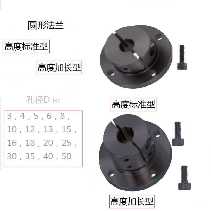 Pointing shaft support opening midot standard shaft fixed base STHWRB16 20 25 30 35 Full range