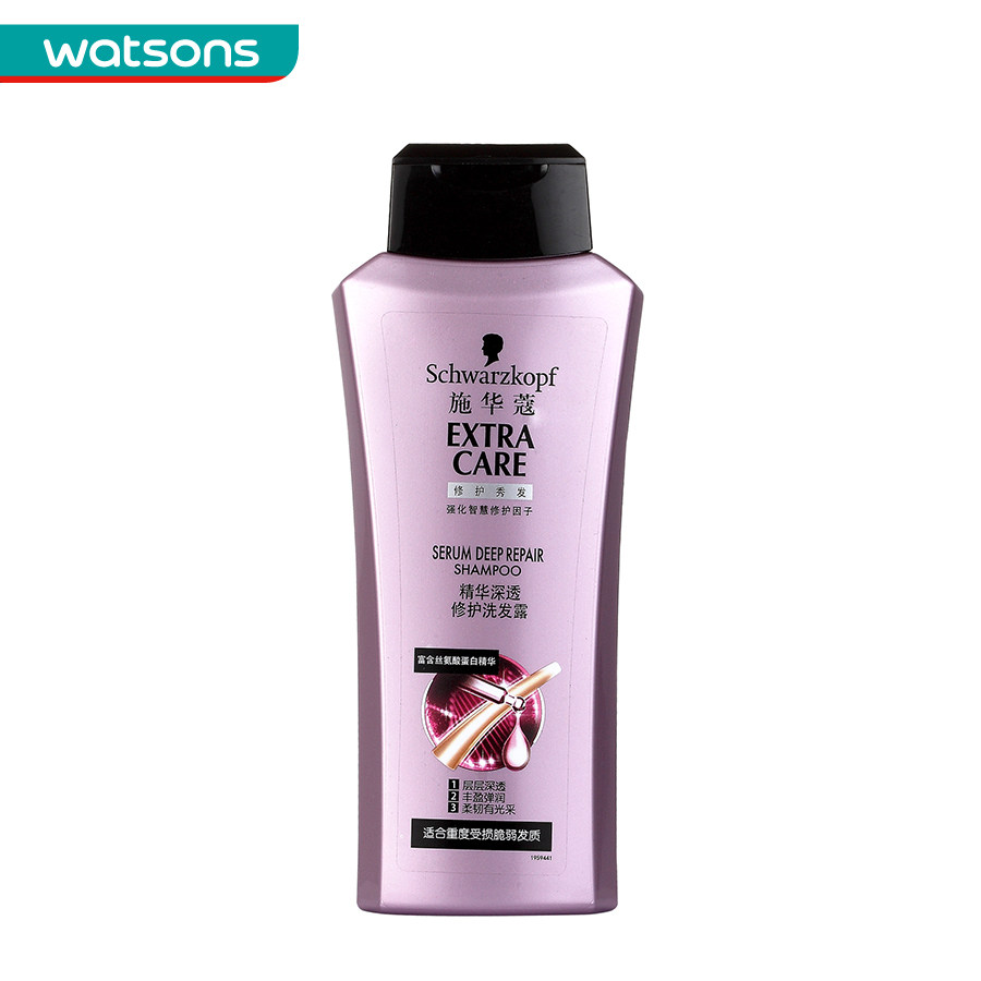【屈臣氏】 施华蔻精华深透修护洗发露400毫升