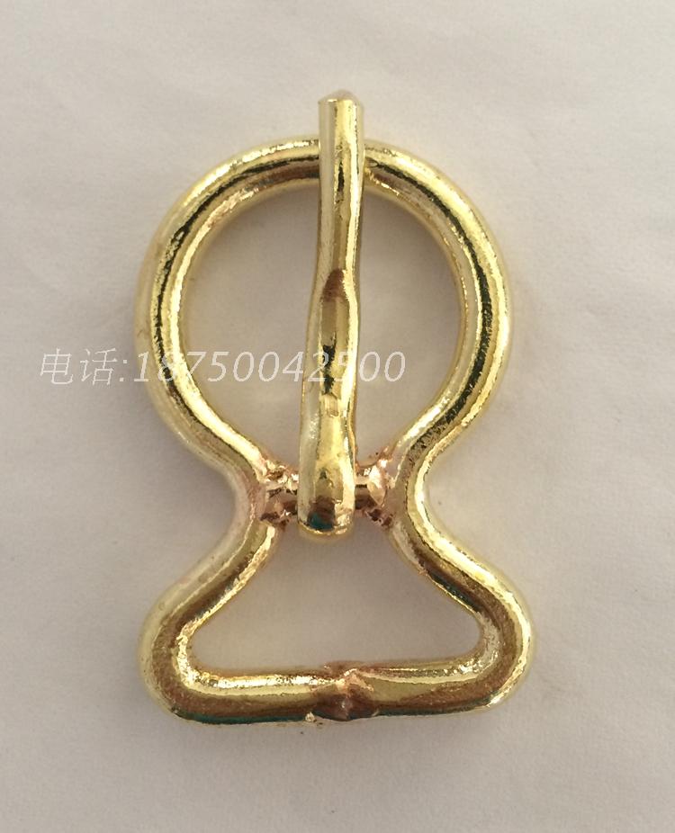 Pure copper belly with pliers Belly with tongs Shepherd Mongolian traditional harness foot buckle