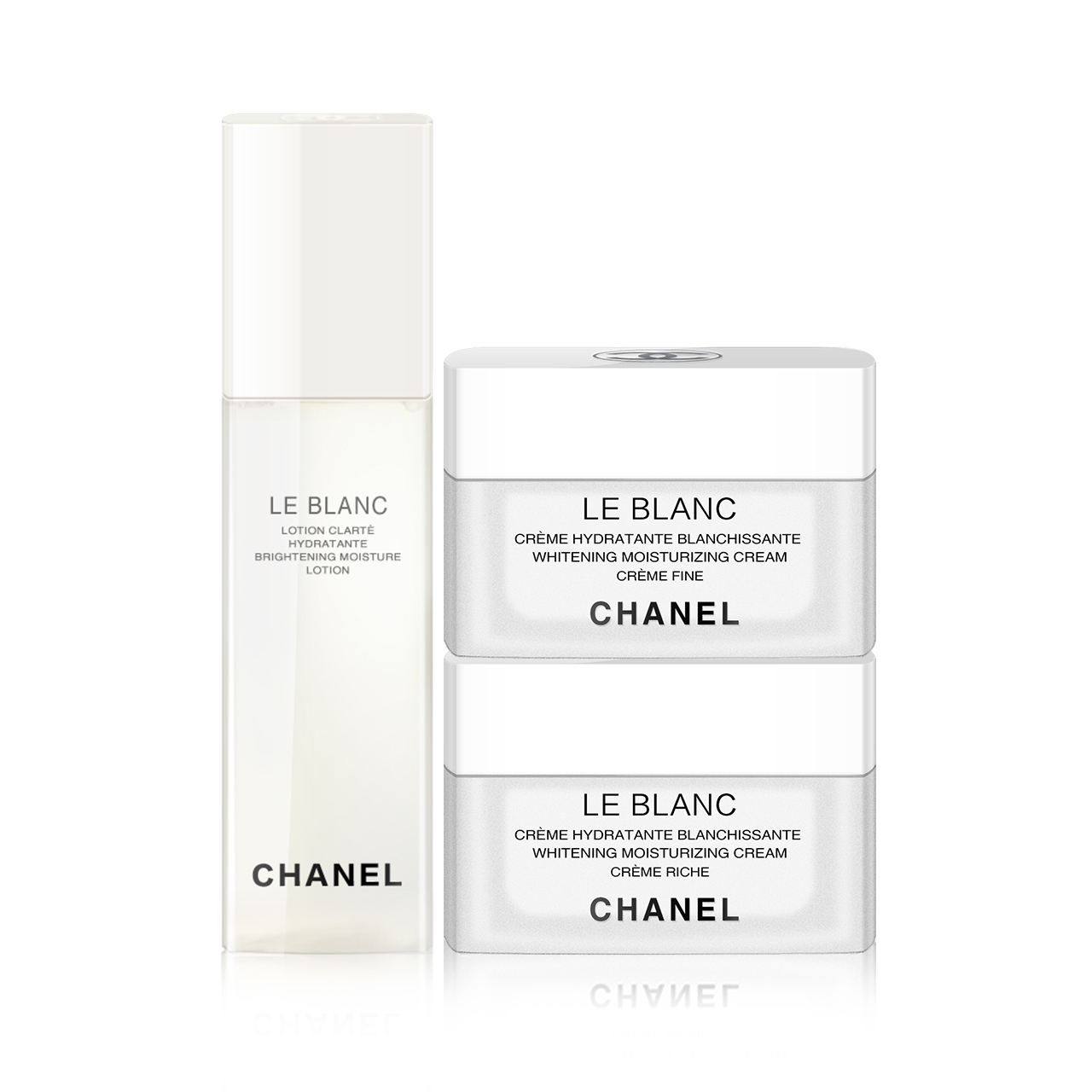 Chanel/香奈儿美白系列套装 精华水+滋养霜+晚霜
