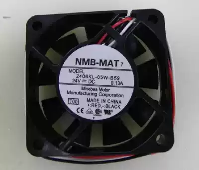 Brand new 2406KL-05W-B59 24V 0 13A original NMB fan 60*60*15 three-wire with alarm