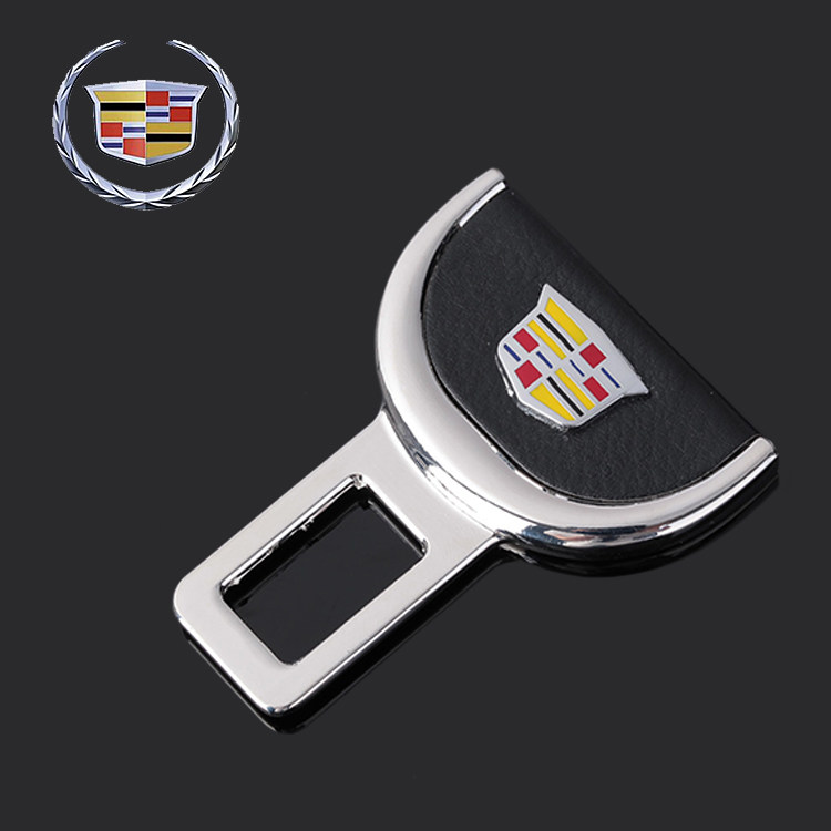 凯迪拉克真皮安全带卡夹捷豹奥迪奔驰宝马路虎保时捷卡扣插销插卡
