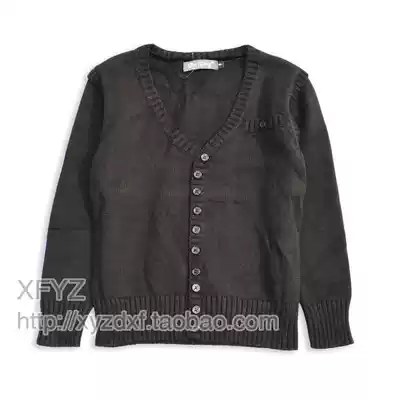 B215 Academy of Hong Kong foreign trade boys and girls in big children sweater cotton autumn and winter children's clothing British