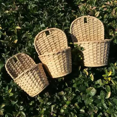 American country European style pastoral willow baskets multi-meat flower pots flower pots flower baskets with real flowers can be hung flower pots