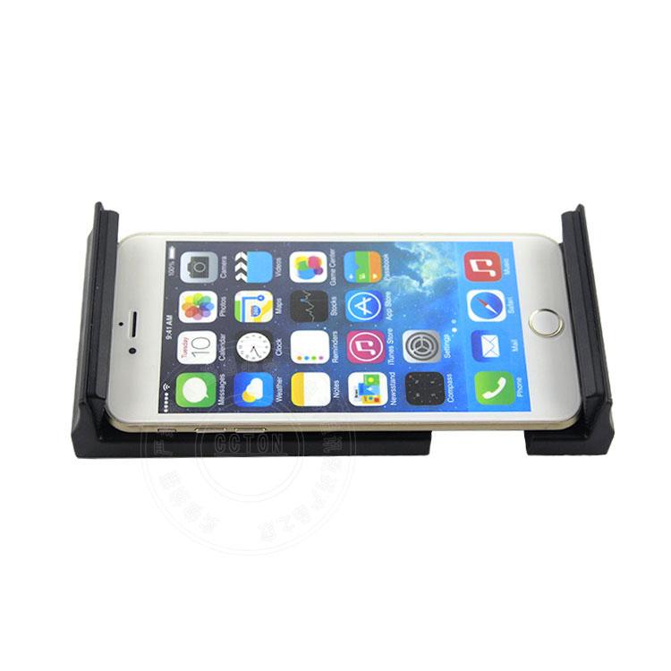 Creative four-port screw hole two-use car flat plate back splint car mobile phone tablet two-use