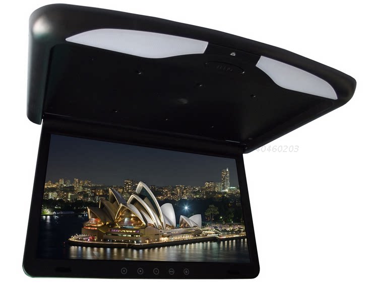 Automotive LCD ceiling display vehicle HD TV FM emitted 17 inch ultra - thin new screen modification
