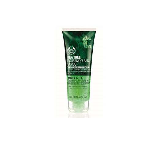 香港直邮 The Body Shop/美体小铺 茶树轻柔磨砂膏 祛黑头去角质