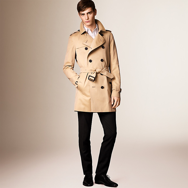 BURBERRY/博柏利肯辛顿 - 中长款 Heritage Trench 风衣 39833391