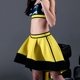 exciTING THIẾT KẾ váy thể thao nữ mùa thu màu vàng đen hai mặt có thể mặc lớp không khí pettiskirt - Trang phục thể thao quần áo adidas nữ Trang phục thể thao