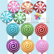 18 inch lollipop aluminum foil balloon baby full moon birthday party decoration aluminum foil balloon