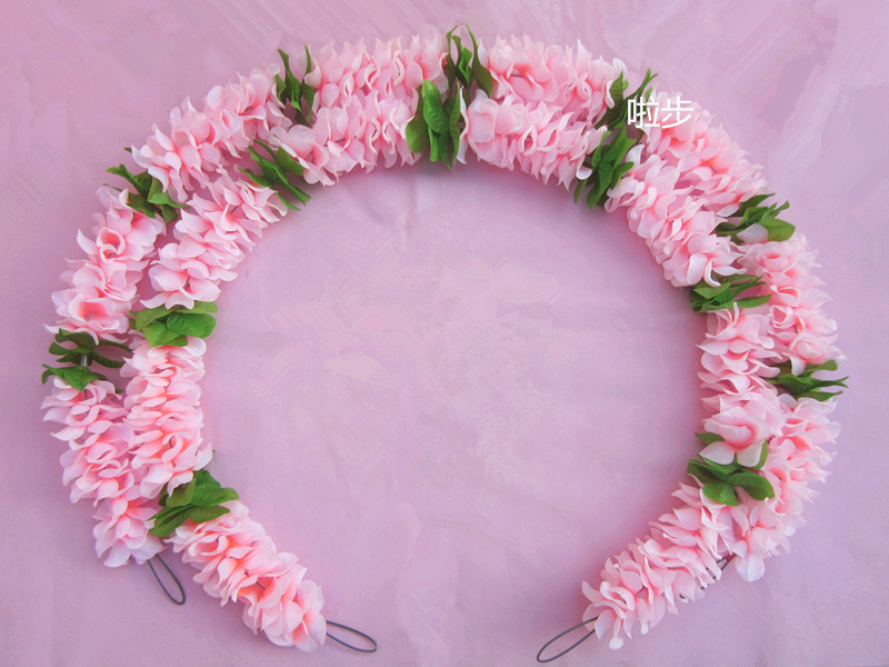 Semi-Circular Garland Can Bend, Straight, Round, Changeable Garland, Gymnastics Garland Props, Street Flower, Wire Garland a