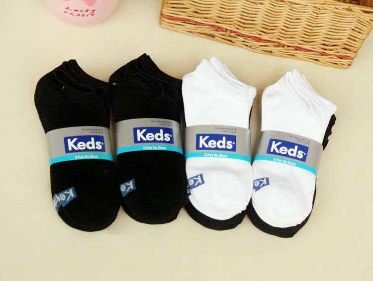 American Keds Non-Slip Invisible Boat Socks, Shallow Cut Seamless Toe Low-Cut Sports Socks, Unisex Sizes 38-43