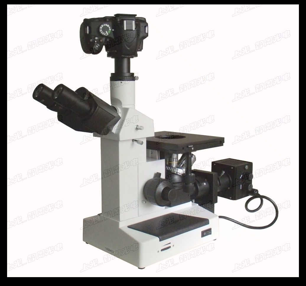 Digital Monocular Inverted Metallographic Microscope DSLR Camera Inverted Metallographic Microscope