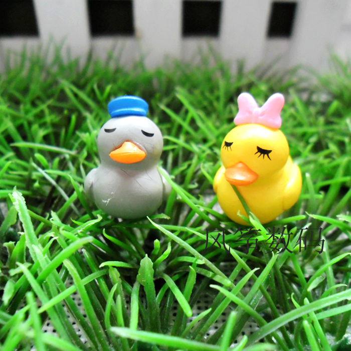 Micro Landscape Framing Parquet Decoration Creative Home Mini Pendulum Small Duck Paparazzi