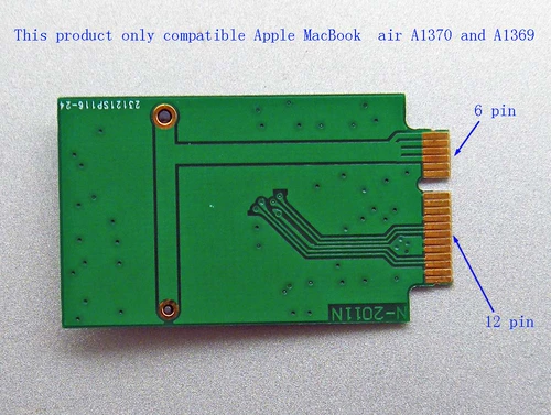 M.2 NGFF SSD для 2011 года Apple Air A1369 A1370 Transfer Card