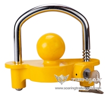 Trailer lock yellow flower basket lock trailer dome type lock RV trailer connection lock trailer accessories