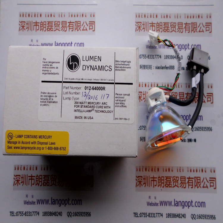 LUMEN DYNAMICS 012-64000R UV CURING BULBS UV LAMPS
