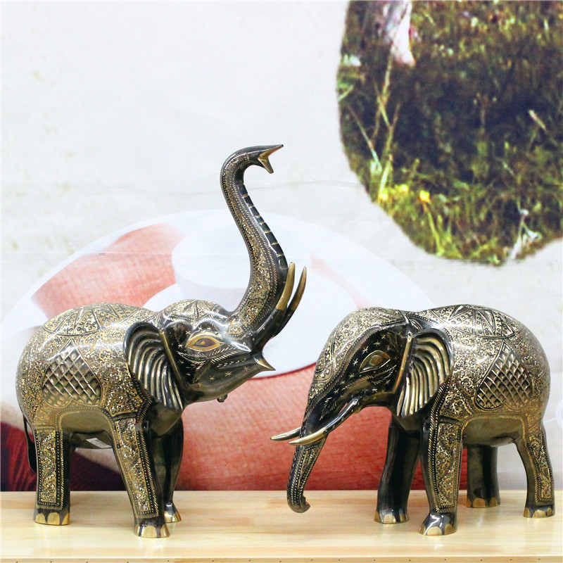 Pakistan Handicrafts Imported Bronze Ware 24-inch auspicious Ruyi Object Joe to open a gift BT322