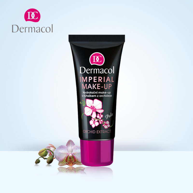 Dermacol黛玛蔻皇家兰花保湿粉底提亮肤色隐形毛孔重现光滑捷克