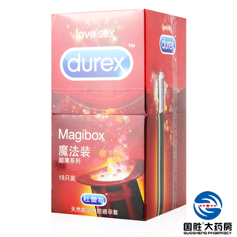 杜蕾斯 魔法装超薄系列避孕套18只装 超薄顺滑天然胶乳橡胶安全套