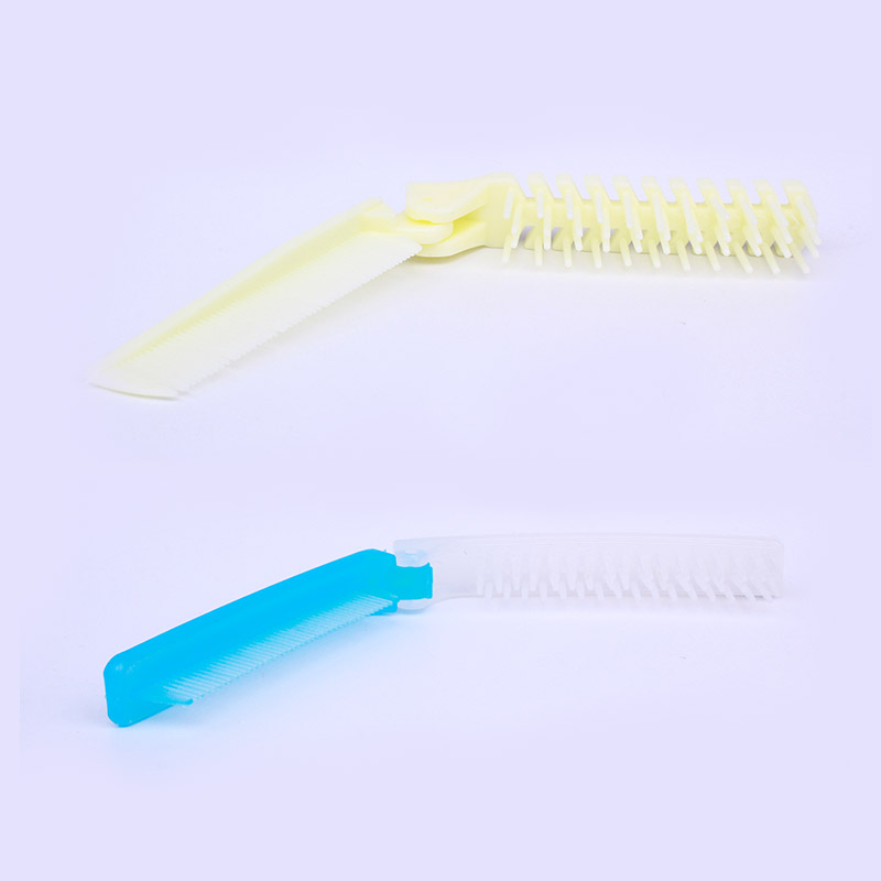 High-end travel toothbrush, foldable comb, portable comb, convenient to carry on business trips