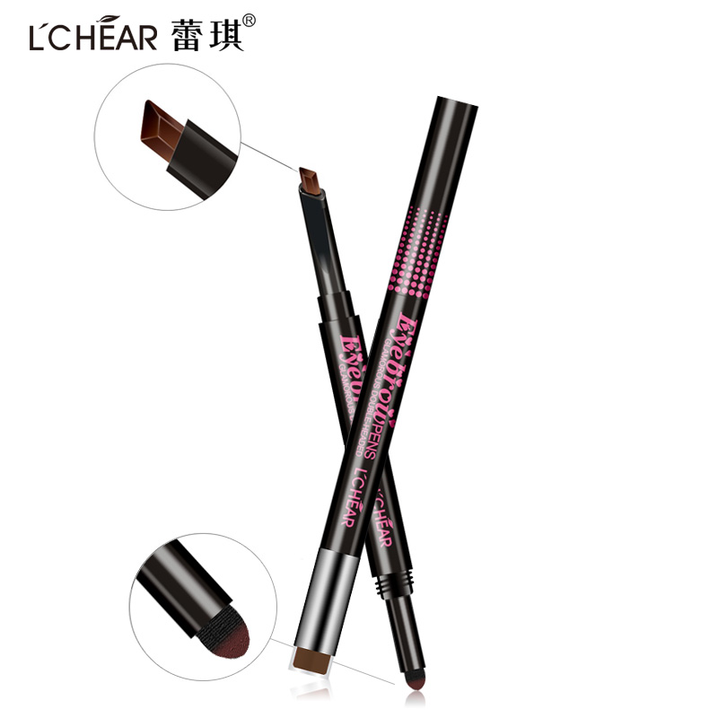 LCHEAR/蕾琪蕾琪魅色造型自动六角眉笔持久防水防汗不晕染带眉膏