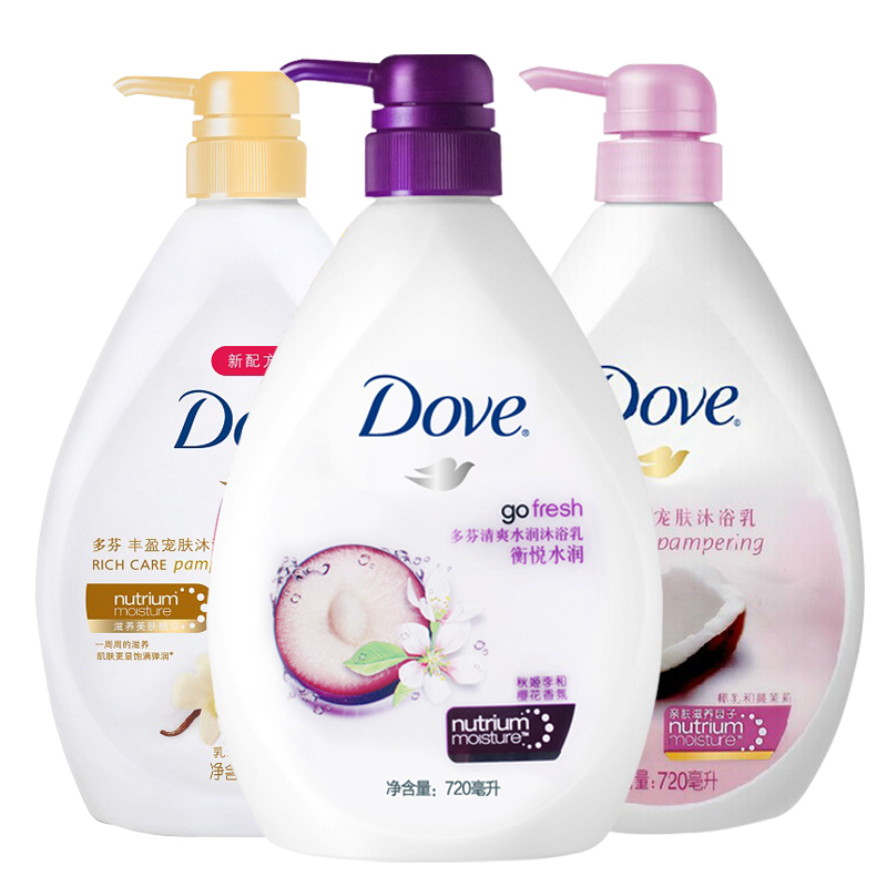Dove/多芬沐浴露衡悦水润清爽沐浴乳720ml 保湿滋养