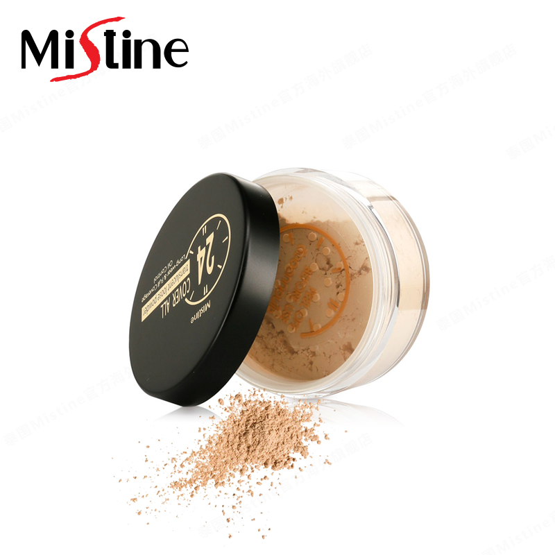 Mistine来了！24小时透气散粉不脱妆轻薄透气持久遮瑕控油定妆