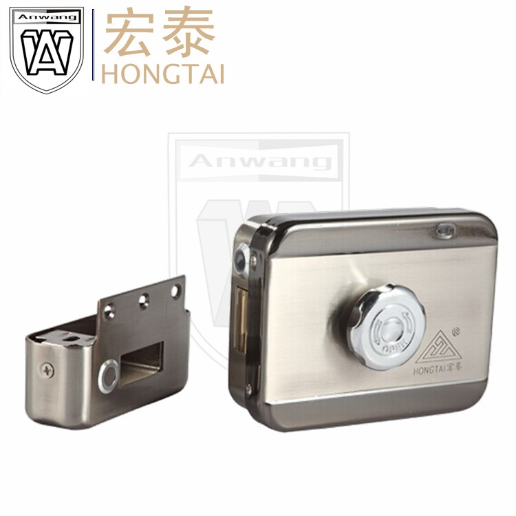 Hongtai silent electric door lock Electronic control lock Building door lock anti-theft lock Linkage lock Anti-lock DJ-02 lock