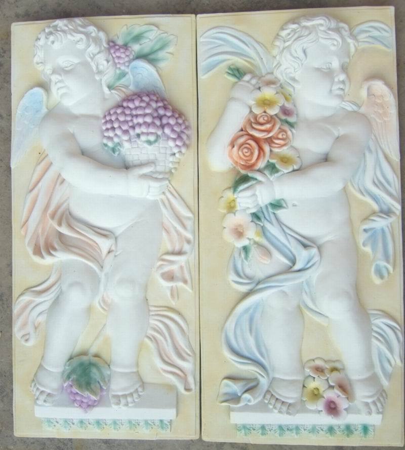 Modern European-style wall decoration hanging painting craftsmanship European-style craft gift swaying angel wall decoration wall-mounted home pendants