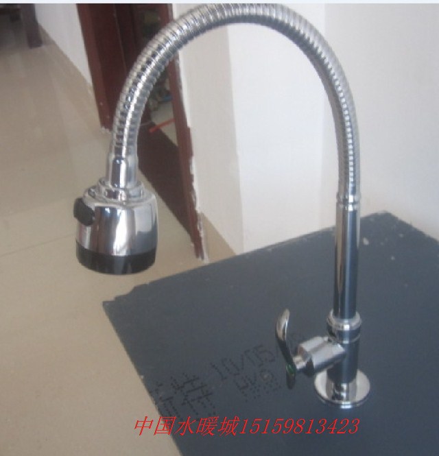 Copper Single Cold Kitchen Universal Swivel Water Faucet Sink Tap Wash Basin Faucet Face Basin Tap