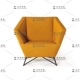 3angle sofa mới Bắc Âu sofa vải mô hình hiện đại phòng biệt thự khách sạn sofa thiết kế nội thất