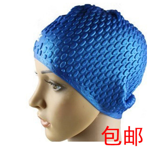 Special counter Rui and color silica gel waterproof water drop swimming cap men and women swimming cap