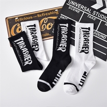 European and American Street stockings trend long board Tide brand socks stockings mens tide high tube socks ins women Summer