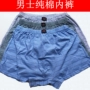 Quần lót nam cotton boxer trung niên để tăng mỡ bốn góc quần thấm mồ hôi cũ sip nam