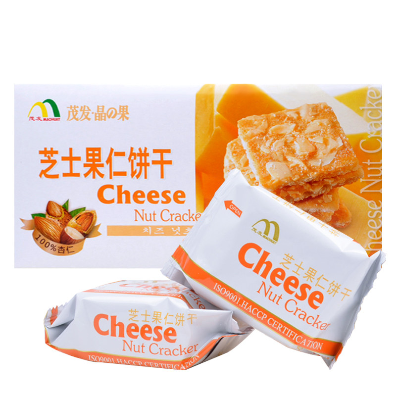 【天猫超市】茂发 芝士果仁饼干220g 零食点心休闲食品早餐选择○