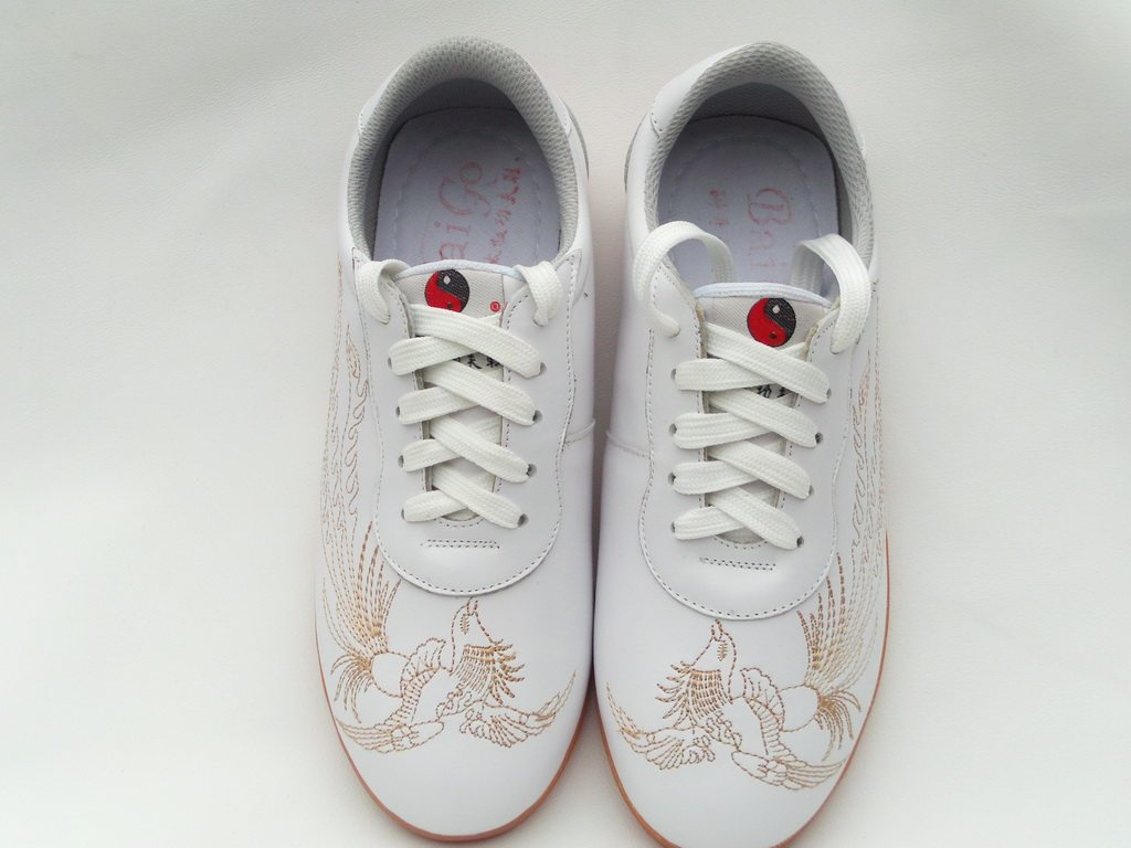 Qiao Shang's first-layer cowhide extreme phoenix dance Jiutian Taiji shoes Kung Fu shoes shocking the market