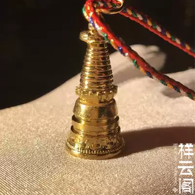 Boutique acrylic pendant pendant treasure bottle Gawu box can be carried with Tibetan incense for stupa