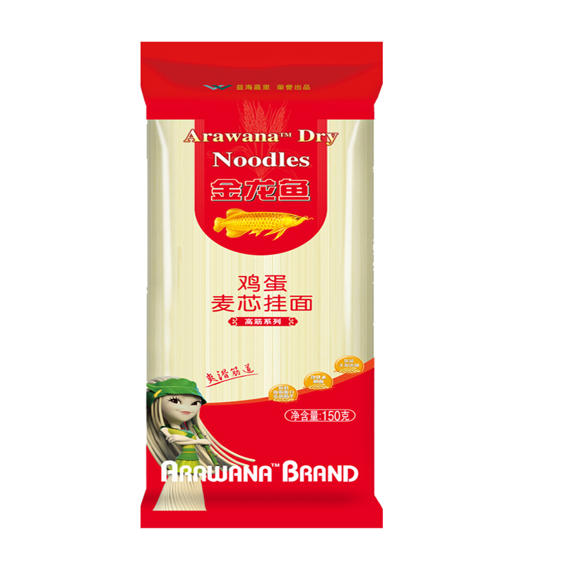 【天猫超市】金龙鱼 高筋面鸡蛋麦芯挂面面条150g 凉面 拌面 面条
