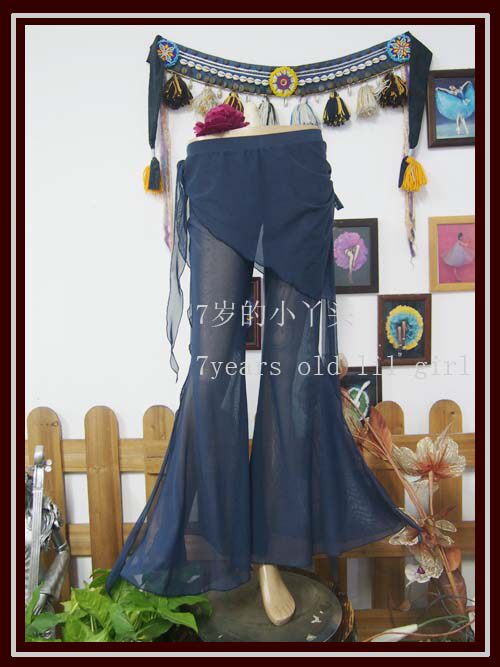 Brand Design Tribe Belly Leather Dance Pants Taiwan Water Yarn Little Fart Curtain Sharp-angled Horn Pants CB137 -Taobao