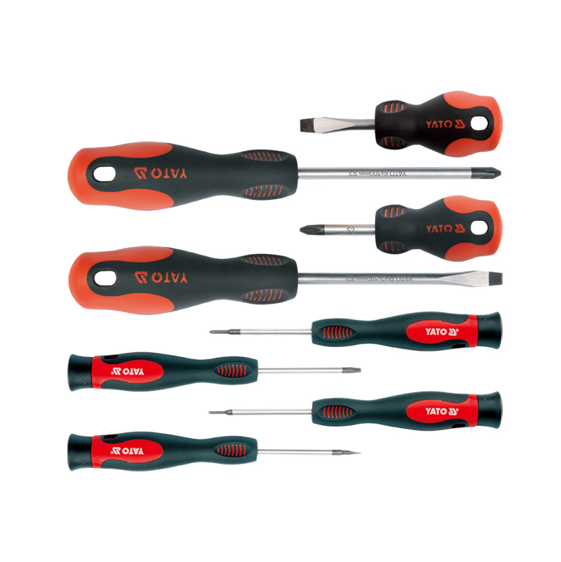 European Elle Rio tool bicolor handle cross I screw screwdriver set sleeve screwdriver combined suit YT-2782