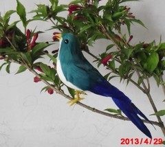 Simulation bird real feather making model Garden pastoral decoration decoration family ornaments Crafts factory direct sales