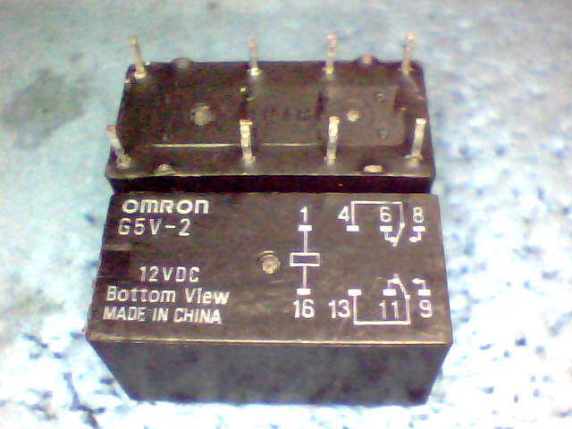Demolition of the machine secondhand relay OMRON G5V-2 12VDC 4078