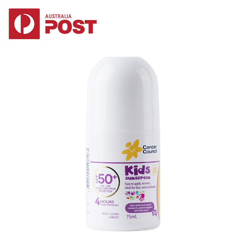 Cancer Council婴幼儿童滚珠防晒霜SPF 50+ 75ml 宝宝澳洲防晒