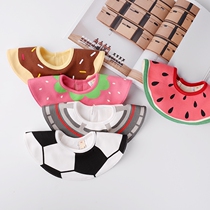 Infant saliva towel Baby Round Enclosure 360 Degrees Rotatable Multifunction Pure Cotton Waterproof Styling Surround