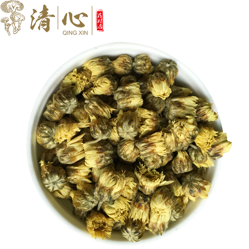 Super-grade chrysanthemum Tongxiang Hangzhou white chrysanthemum King chrysanthemum herbal tea Qingxin 100g