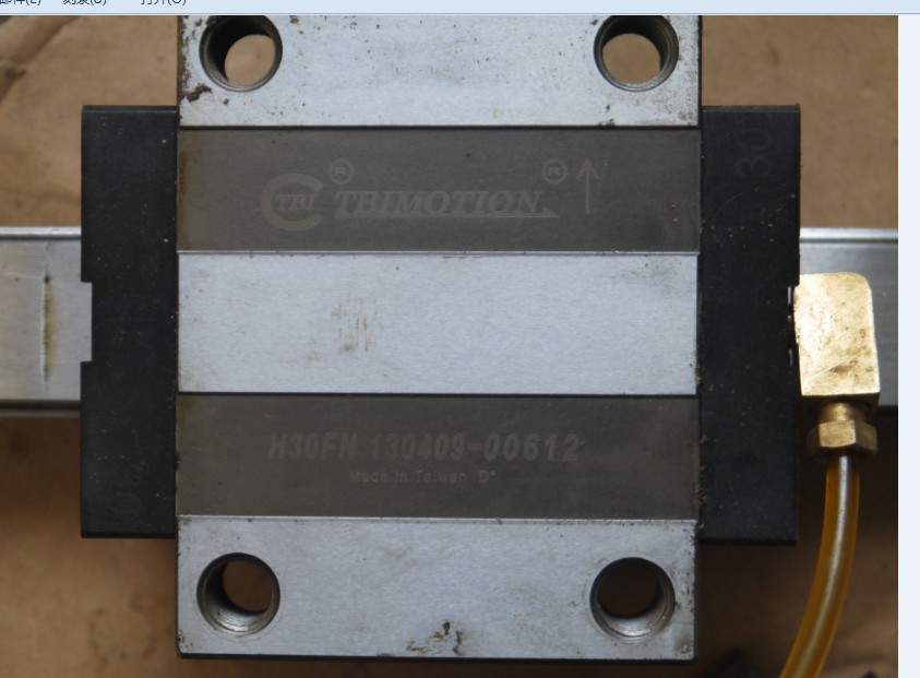 Taiwan TBI linear guide rail H30FN linear guide rail TR30 second hand detached machine linear guide rail slider