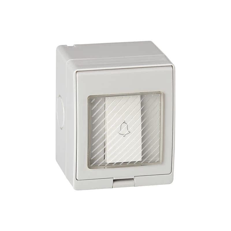 Outdoor waterproof doorbell switch household waterproof and moisture-proof doorbell button ip55 electric bell waterproof control switch