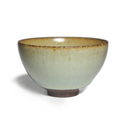 Taiwan ceramic master Jiang Youting Yuanshan Kiln Early blue and white glaze small tea bowl collection collection grade tea set